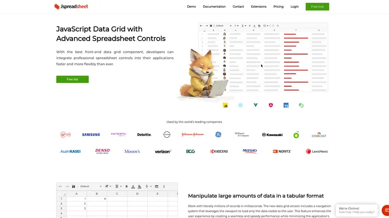 Jspreadsheet