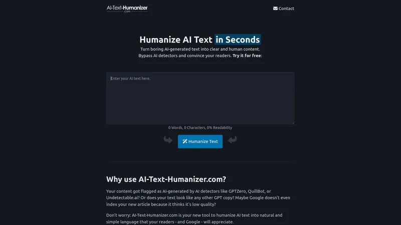 AI Text Humanizer