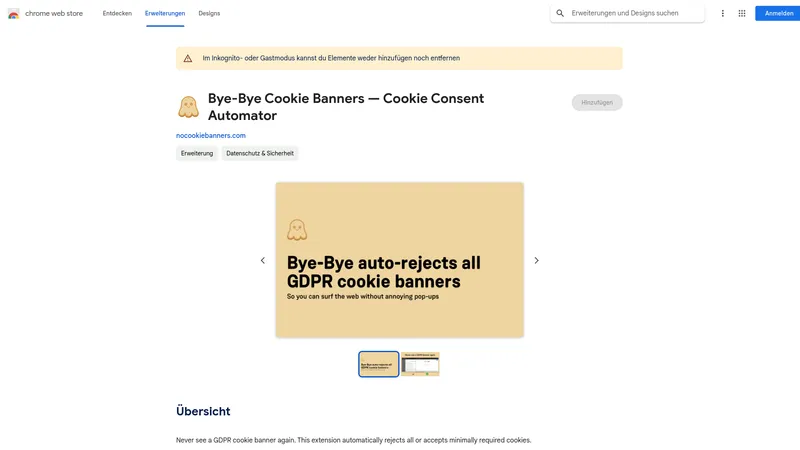 Bye-Bye Cookie Banners