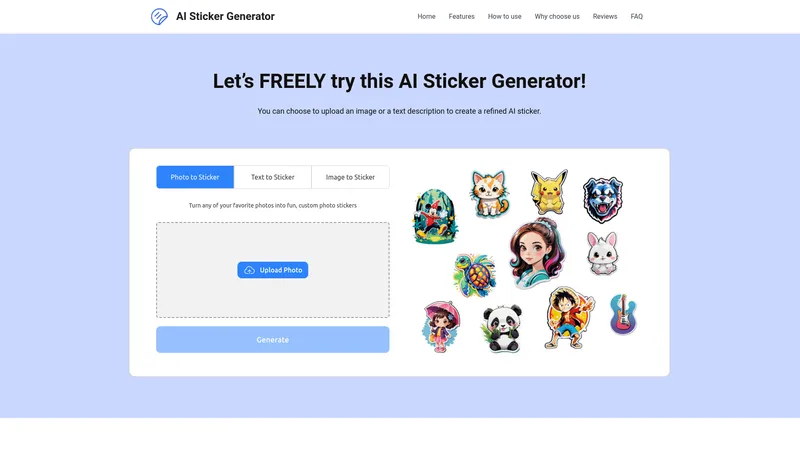 AI Sticker Generator