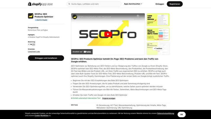 SEOPro: SEO Products Optimizer