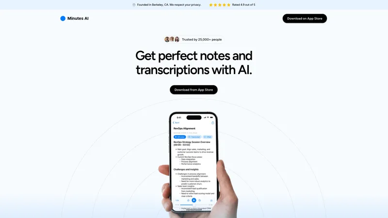 Minutes - AI Note Taking & Transcription