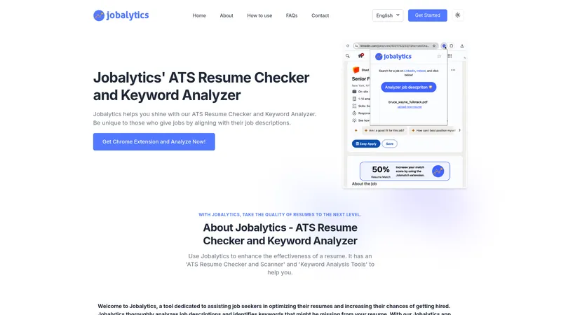 Jobalytics - ATS Resume Checker