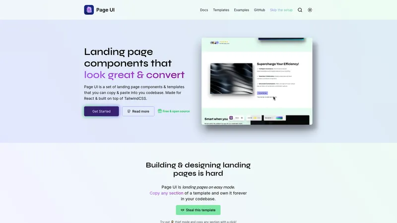 Page UI