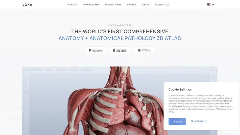 VOKA Anatomy 3D Atlas