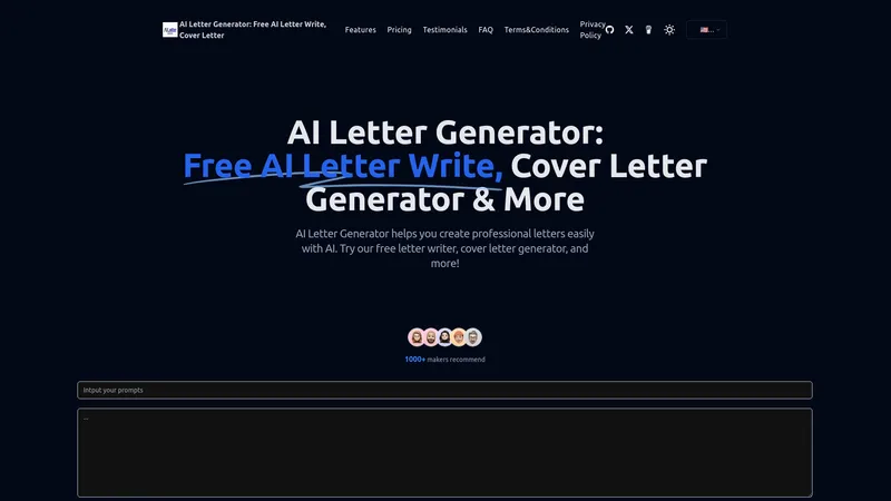 AI Letter Generator