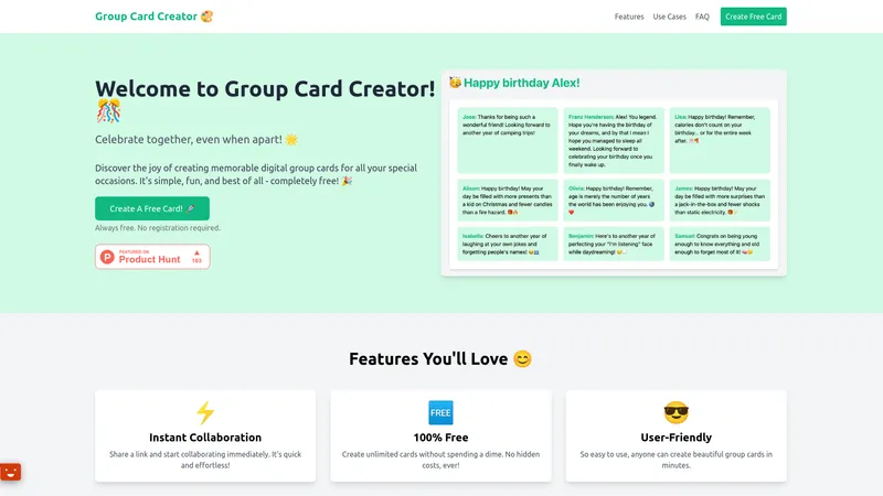 Group Card Creator