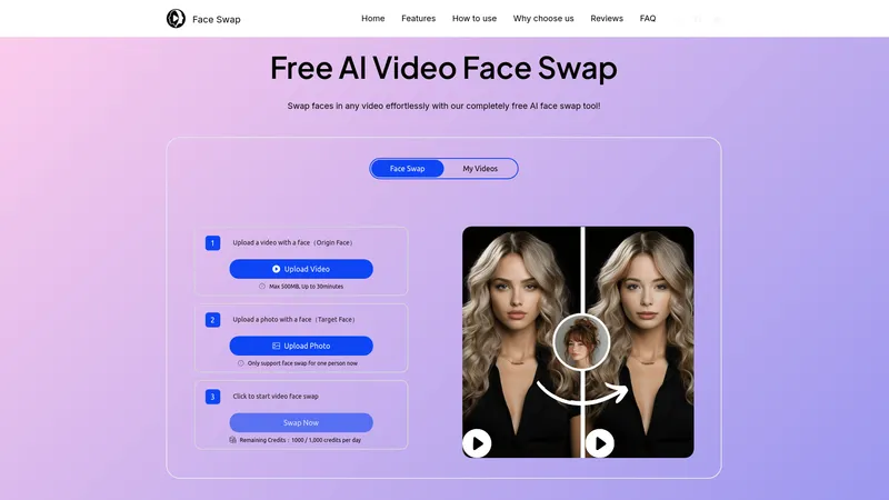 AI Video Face Swap