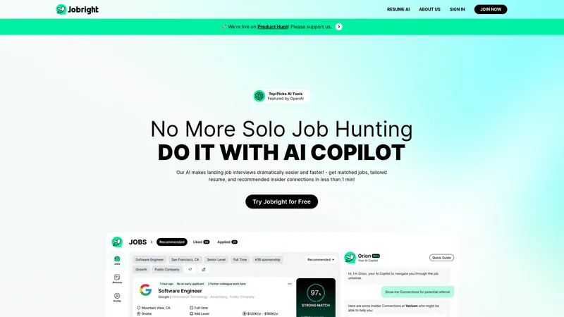 Jobright: Your AI Job Search Copilot