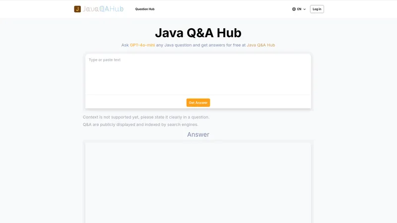 Java Q&A Hub