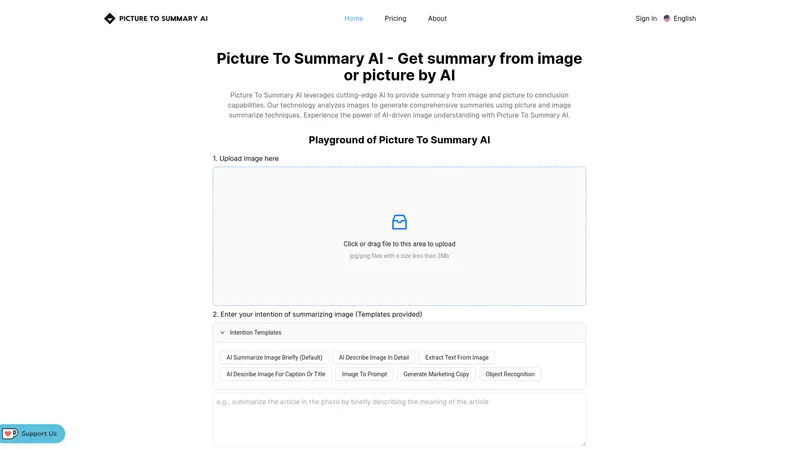 Picture To Summary AI