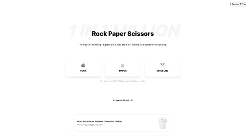 1 in 1 Million - Rock Paper Scissors